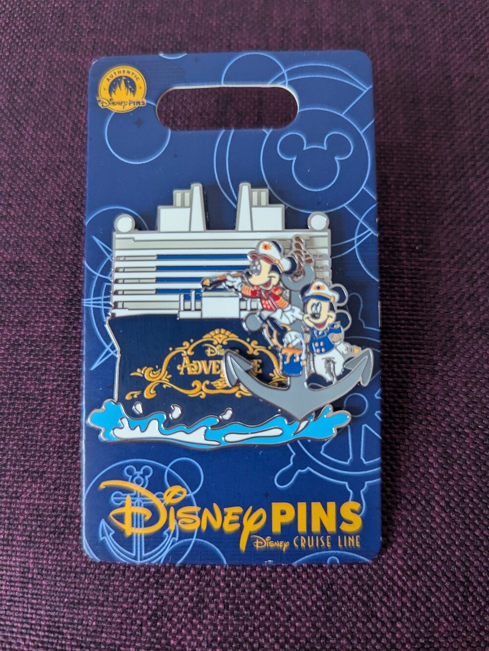 Rare Disney Cruise Line Disney Adventure Ship  Exclusive Trading Pin Singapore